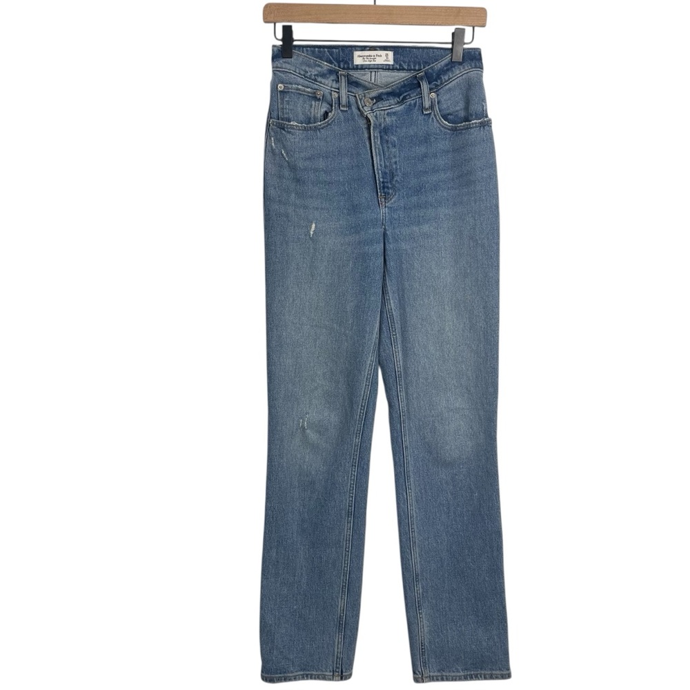 Abercrombie & Fitch The 90’s Straight Ultra High Rise Jeans Size 25 - Picture 2 of 8